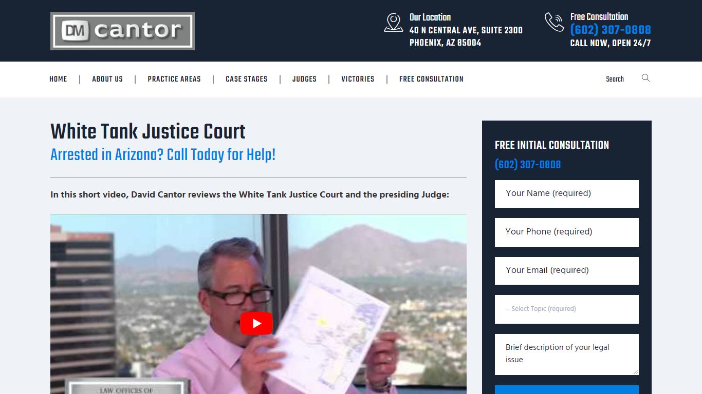 White Tank Justice Court - Maricopa County - DM Cantor